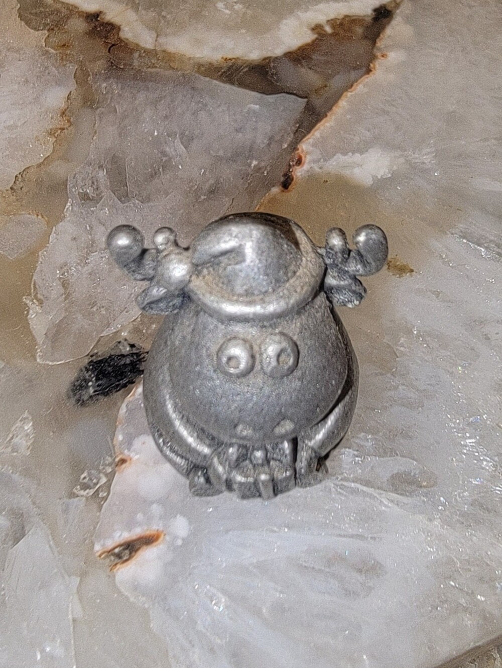 Pewter Mini Moose Mini Statue 🫎 - Picture 3 of 5